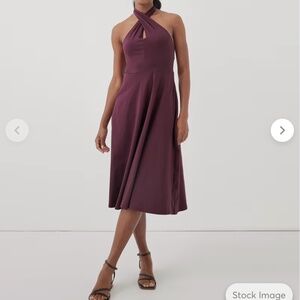 PACT. Women's Fit & Flare Modern Halter Dress. Small. NWOT